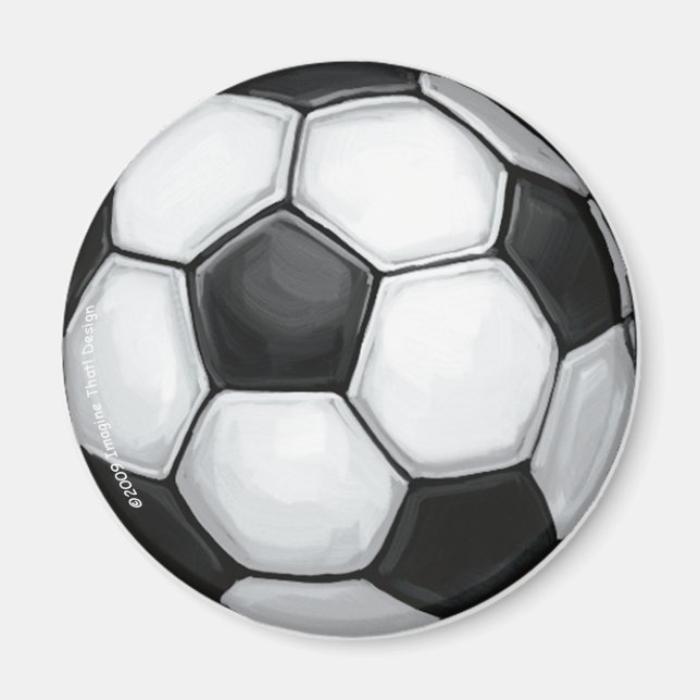 Soccer Ball Magnet (Front)