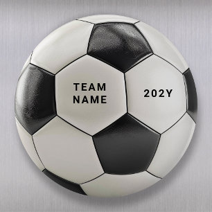 Soccer Ball Magnet Personalized Team Name Year