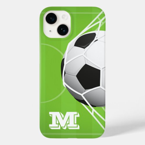 Soccer Ball Monogram Case_Mate iPhone 14 Case