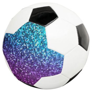Soccer Ball Mosaic Sparkley Texture by Medusa81 at Zazzle
