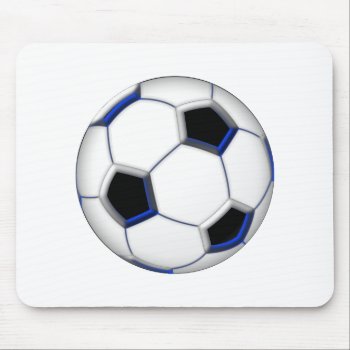 Soccer Ball Mouse Pad by arklights at Zazzle