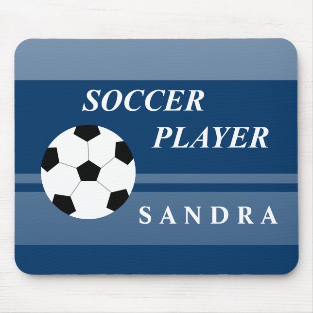 Soccer Ball Mouse Pad (Front)