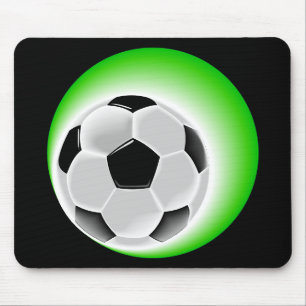 soccer ball mouse pad