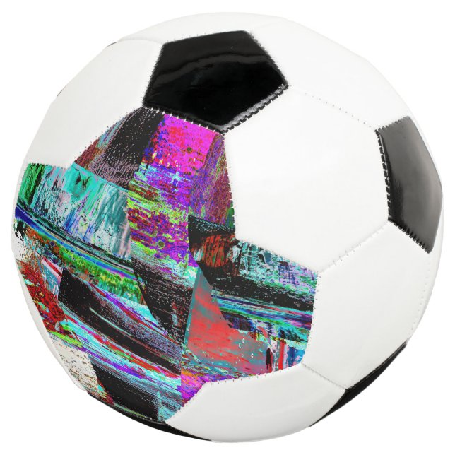 Soccer Ball – Neon Pulse (Three Quarter)