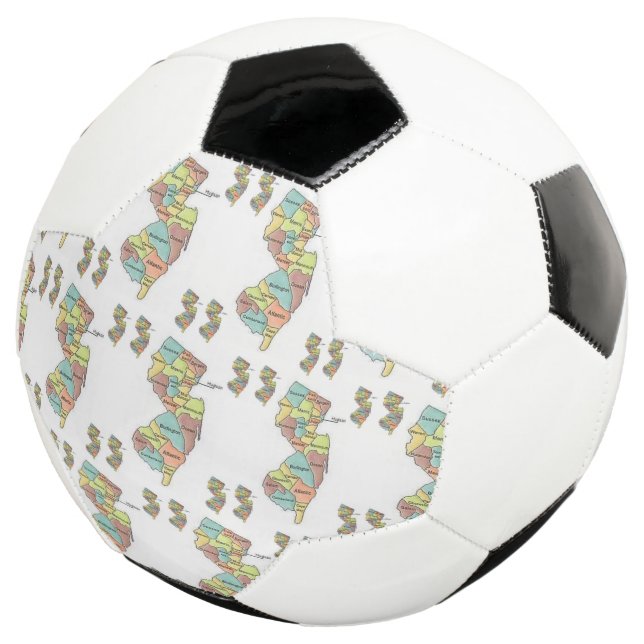 Soccer Ball New Jersey (Three Quarter)