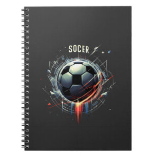 soccer ball notebook