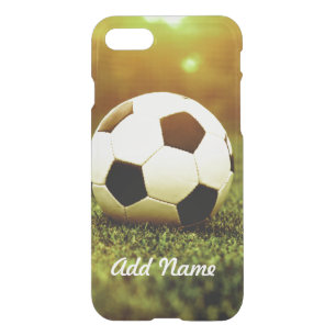Soccer Ball on Grass iPhone SE/8/7 Case