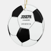 Soccer ball ornament (Left)