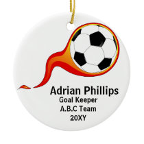 Soccer ball ornament
