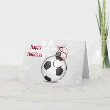 soccer ball ornament Holiday Greetings