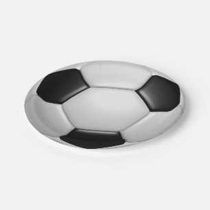 soccer ball paper plate