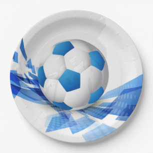 Soccer Ball Paper Plate