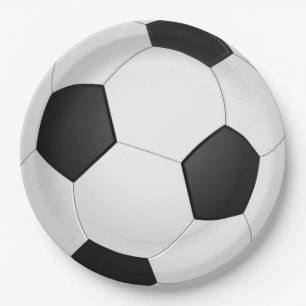 Soccer Ball Paper Plates