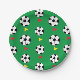 Soccer Ball Paper Plates
