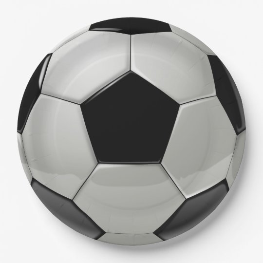 Soccer Ball Party Paper Plates