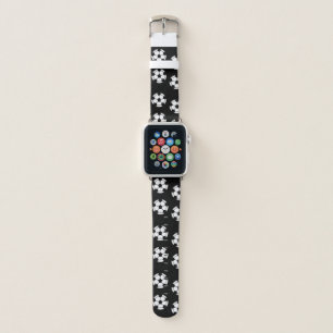 Soccer Ball Pattern Apple Watch Band