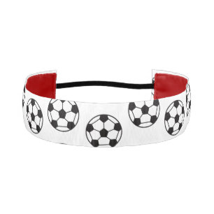 Soccer Ball Pattern Athletic Headband