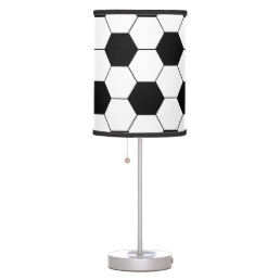 Soccer Ball Pattern Black and White Lamp Shade