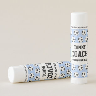 Soccer Ball Pattern Coach Lip Balm