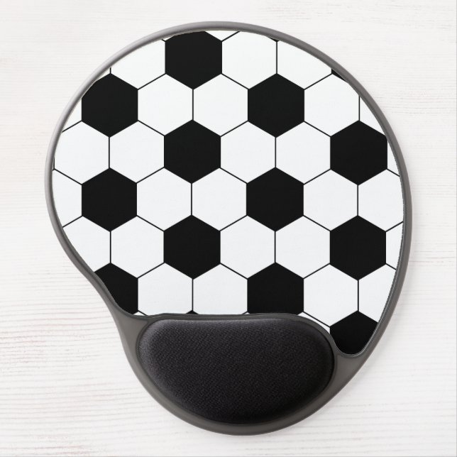 Soccer Ball Pattern  Gel Mouse Pad (Front)
