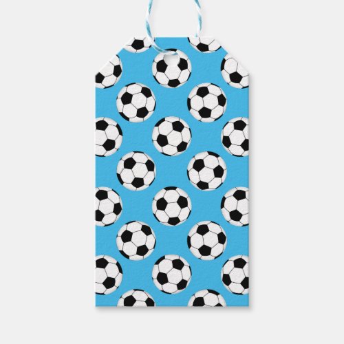 Soccer Ball Pattern Gift Tags