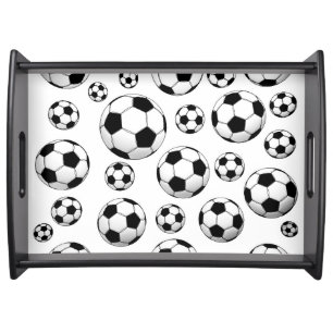 Soccer Ball Pattern Serving Tray