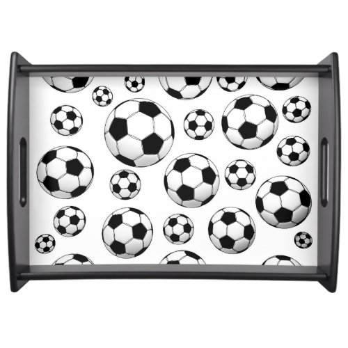 Soccer Ball Pattern Serving Tray