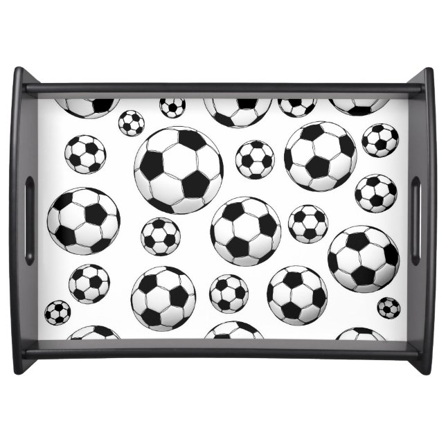 Soccer Ball Pattern Serving Tray (Front)