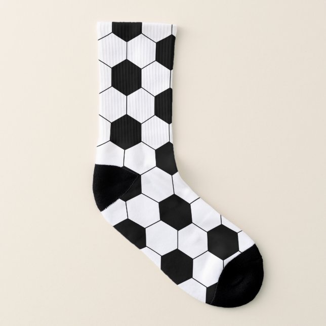 Soccer Ball Pattern Socks (Left Inside)