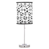 Soccer Ball Pattern Table Lamp (Back)