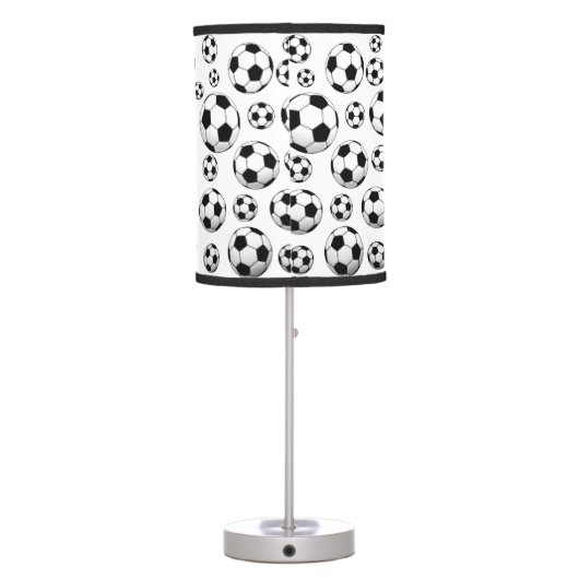 Soccer Ball Pattern Table Lamp (Back)