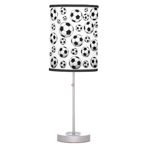 Soccer Ball Pattern Table Lamp