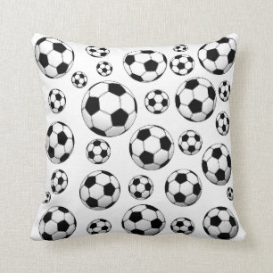 Soccer Ball Pattern Throw Pillow