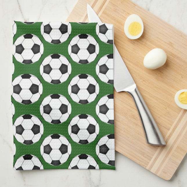 Soccer Ball Pattern Towel (Quarter Fold)