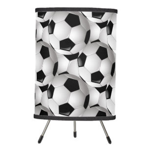 Soccer Ball Pattern Tripod Lamp