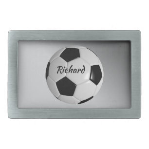 Soccer Ball Personal Sport Belt Buckle