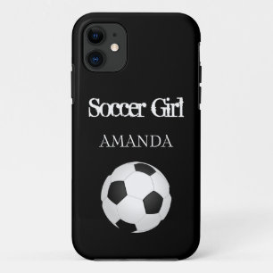 Soccer Ball Personalized Beach Towel Gift iPhone 11 Case
