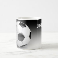 Soccer Ball Personalized Coffee Mug Cup
