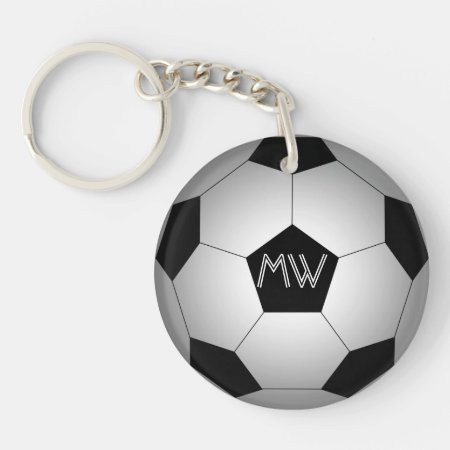 Soccer Ball, Personalized Keychain