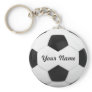 Soccer Ball Personalized Name Keychain