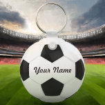 Soccer Ball Personalized Name Keychain at Zazzle