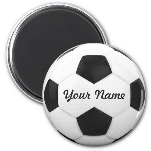 Soccer Ball Personalized Name Magnet