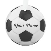 Soccer Ball Personalized Name Ornament