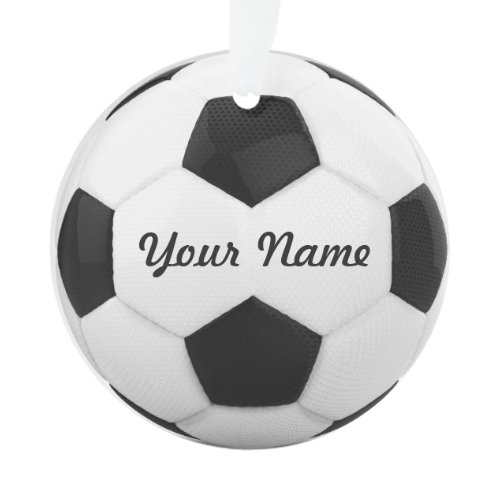Soccer Ball Personalized Name Ornament