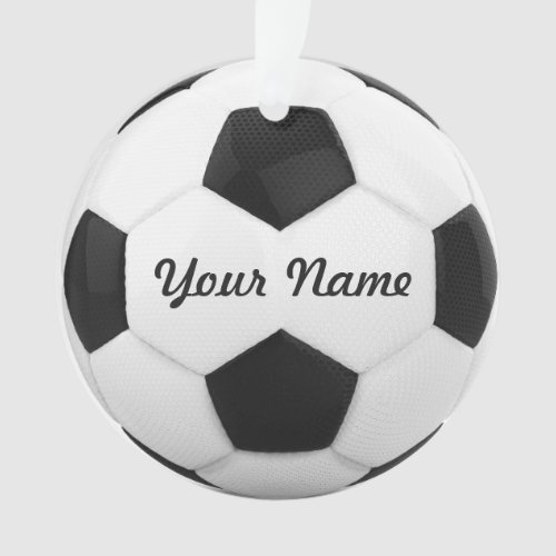 Soccer Ball Personalized Name Ornament