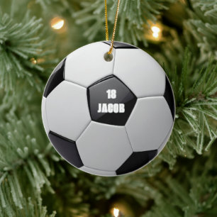 Soccer Ball Personalized Name Ornament