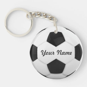 Soccer Ball Personalized Name Sport Keychain