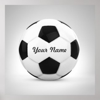 Soccer Ball Personalized Name Sport