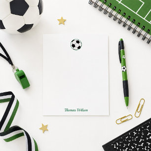 Soccer Ball Personalized Note Card