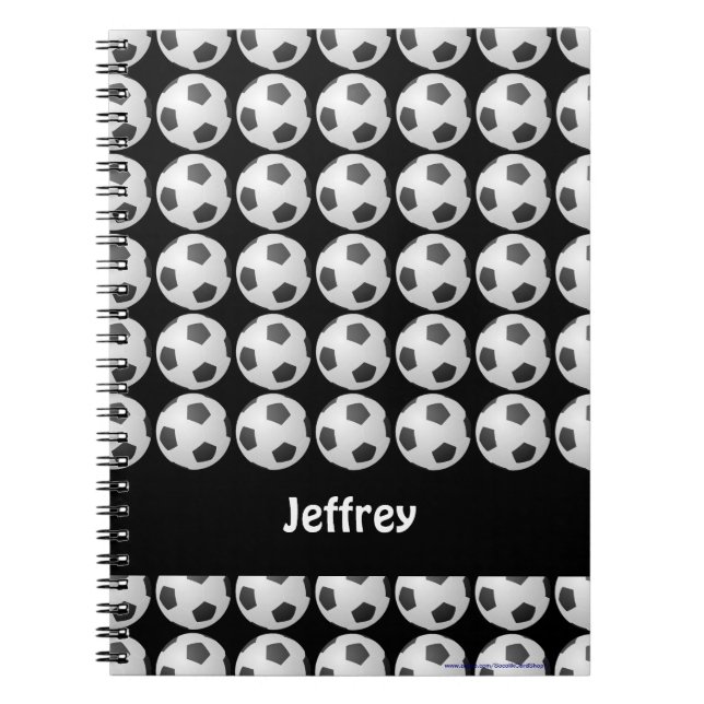 Soccer Ball Personalized Notebook (Front)
